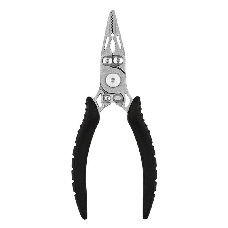 

652F Многофункциональные мини-клещи для рыбалки, ножницы с запирающейся пряжкой, инструмент для удаления крючков из нержавеющей