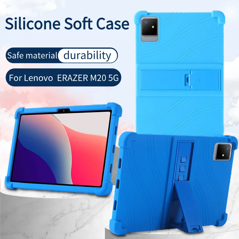 

Case For Lenovo ERAZER M20 5G Tablet ,Cover Funda for ERAZER M20 10.4" silicone Stand Shell Capa Coque Soft