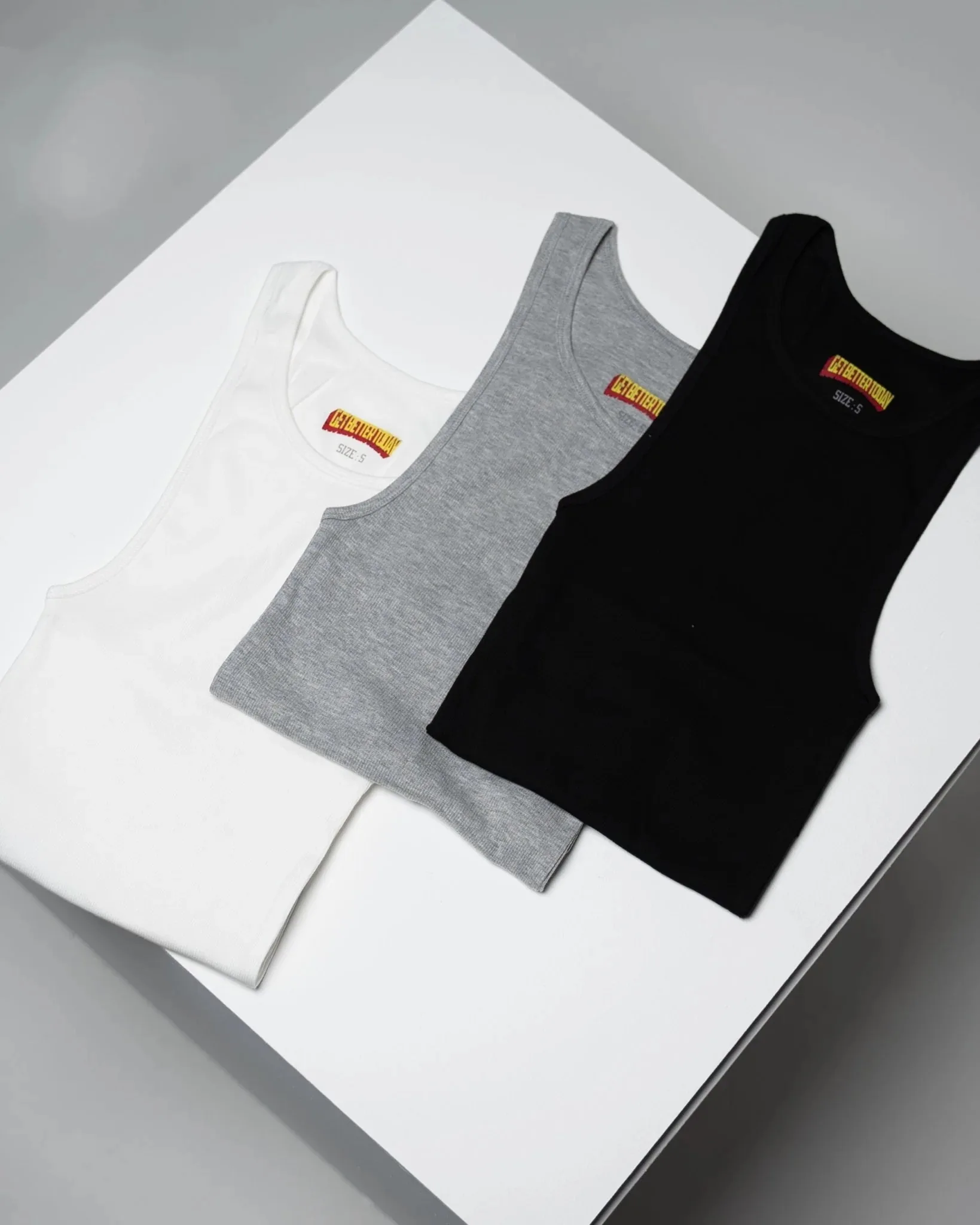Get Better Today Tank Tops Pack 3pcs/set Mens Sleeveless Muscle O-neck  Gymclothing Tees The Gbt Brand Vest Undershirts Us Size - Tank Tops -  AliExpress