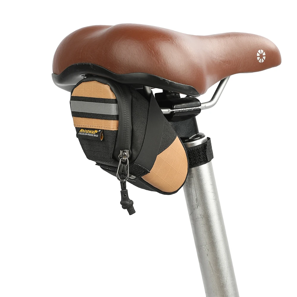 Compact Rhinowalk Bicycle Saddle Pouch