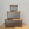 Bamboo Wooden Cover Plastic Tissue Box Paper Holder Dispenser Home Storage Case 2
