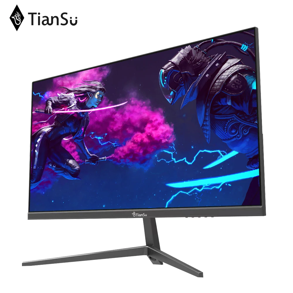 TIANSU ǻ  ȭ PC ũž IPS FHD 1080P 144hz ÷ LCD , PC ̸ 1ms HDMI DP VGA 1MS 16:9, 165hz 24 ġ