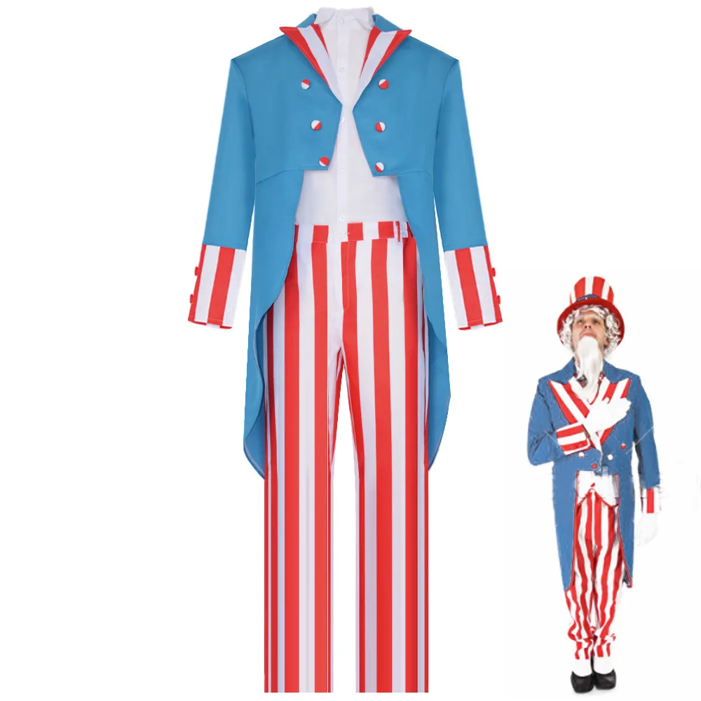 American Flag Patriotic Costume for Men (Unofficial)