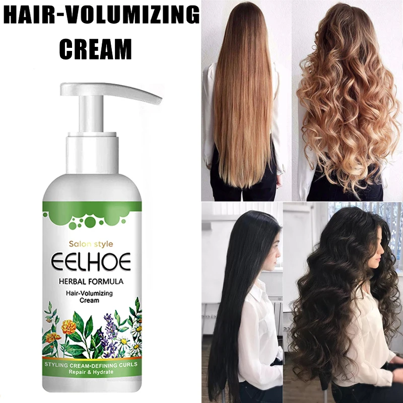 

50ml Curly Hair Styling Cream Curl Enhancer Anti-Frizz Hair Curling Repairing Mousse Hair Care Styling Natural Curls for Women