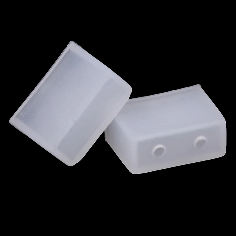 50pcs Neon Strip 6x12MM End Cap LED Silicone Connector Waterproof LED Strip Neon Light Accessories