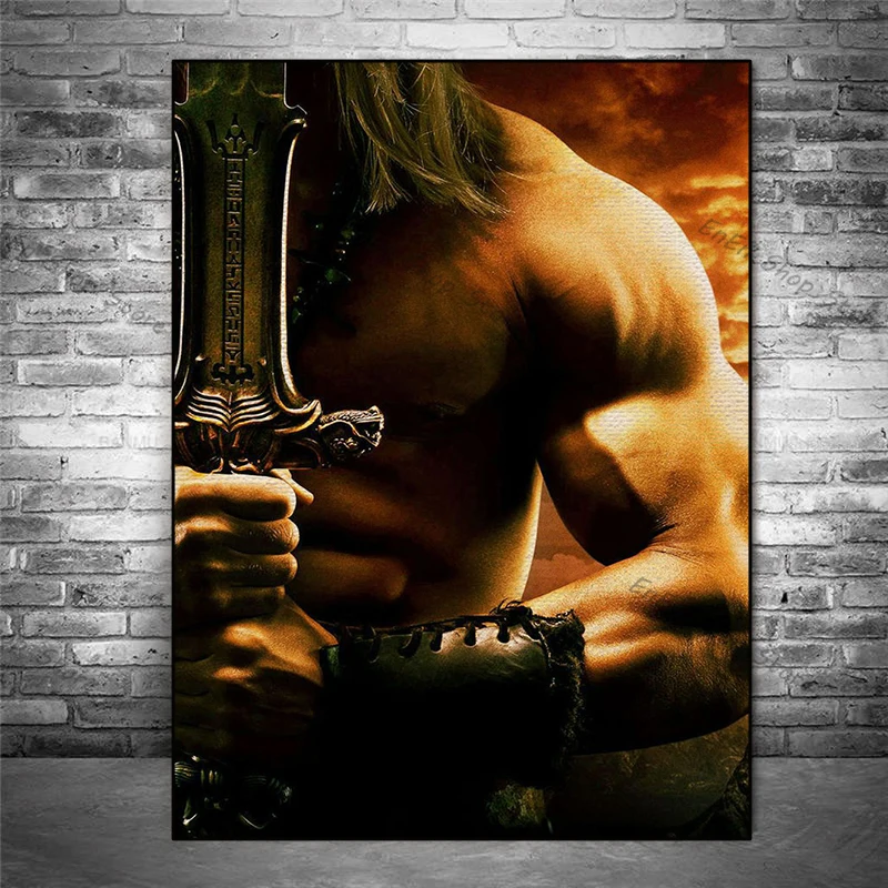 Conan The Barbarian Poster Canvas Painting Print Modern Family Bedroom Wall Art christmas wall art wall art