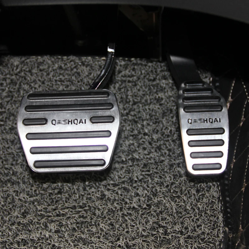 Car Fuel Accelerator Brake Pedals Cover Accessories Nissan Qashqai J11 J12 2014 2015