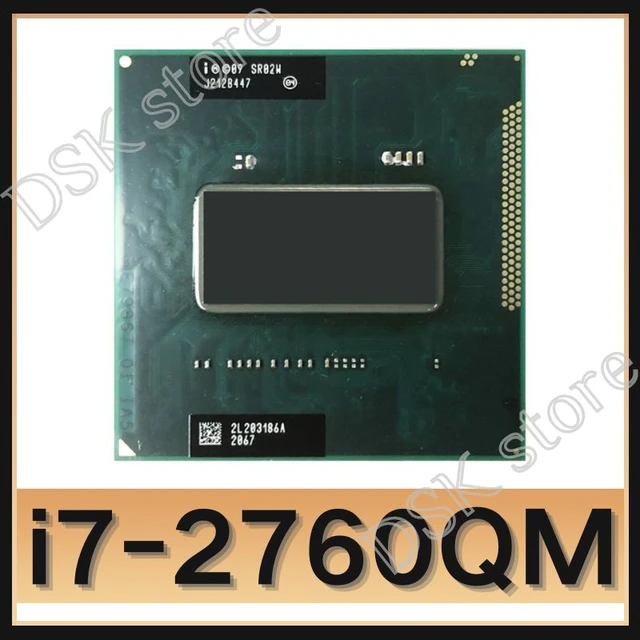 Intel-Core i7-2760QM cpuプロセッサ,sr02w,i7 2760qm,socket g2 ...