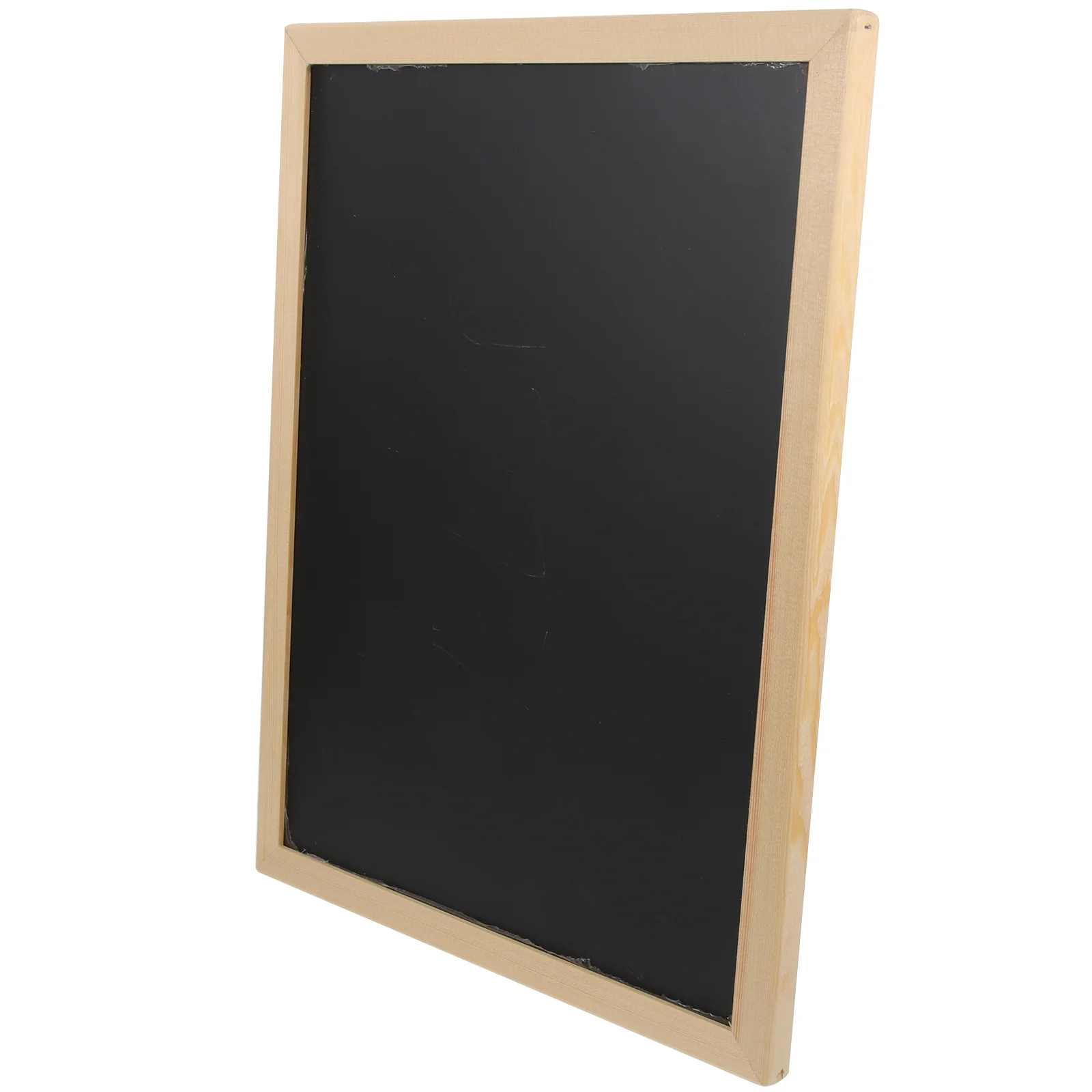 Display Board Child Toddler Labels Standing Chalkboard Desktop Message 405X30X2CM Pine Sign Chalkboard