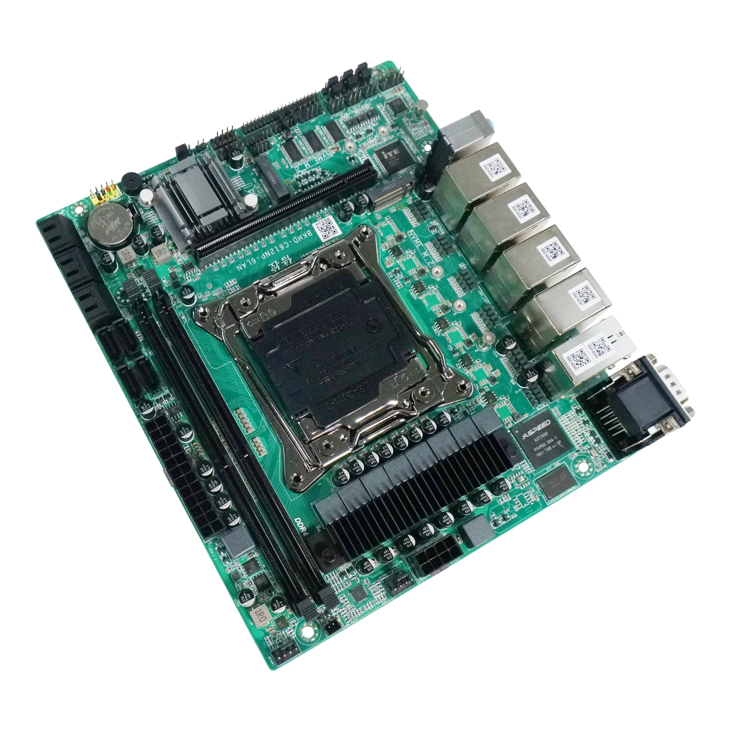 C612 NasマザーボードDIYキット プロセッサ LGA2011-3 E5 V3/V4
