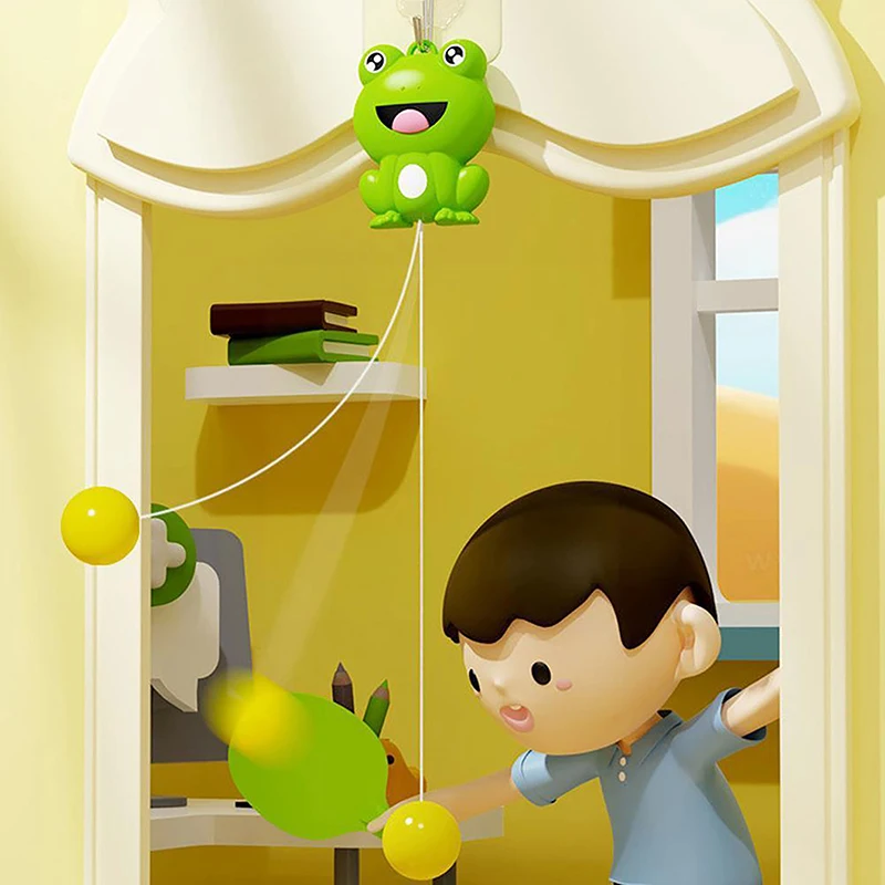 

Hanging Table Tennis Trainer Family Children's Parent Eye Eyesight Coordination Trainer Table Hand Correct Exercise Child Toy