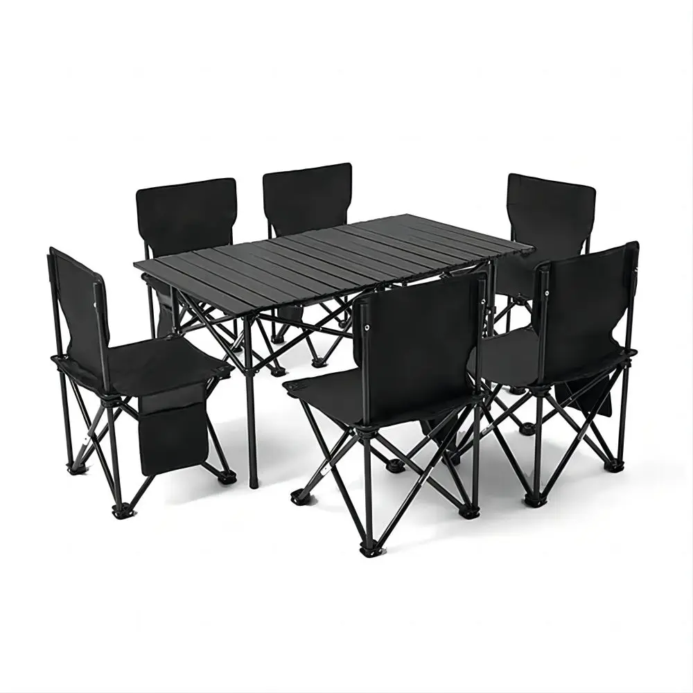 مجموعة قابلة للطي للتخييم في الهواء الطلق، 2 قطعة...