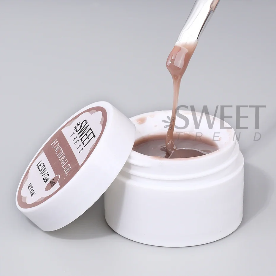 15ml Clear Pink Color Jelly Extension Nail Gel Polish Soak Off UV LED Gel Varnish French Prolong Building Manicure Tips Tools