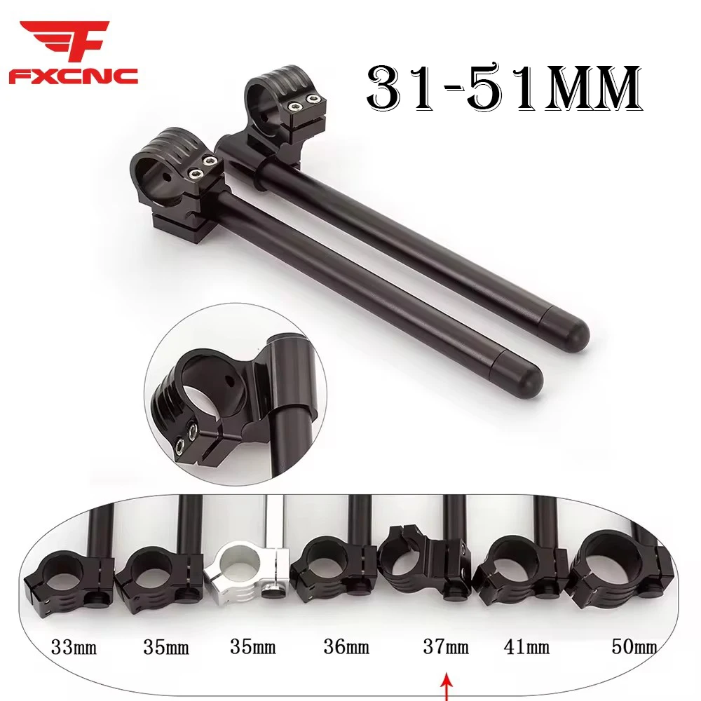 Manubrio Rialzo Per Forcella PRO Universale In Acciaio Inox CNC – Adatto A Steli Da 31mm A 51mm