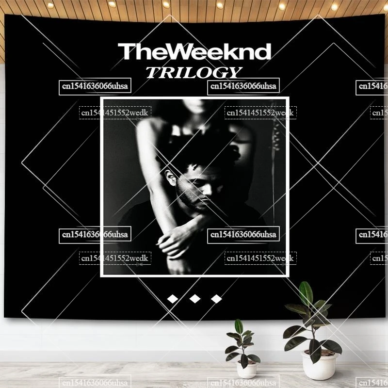 The Weeknd Music Album Posters House of Balloons Tapestry Living Room Decor Aesthetic Hippie Tapestries Home Decoration Carpets Tapestry Decor