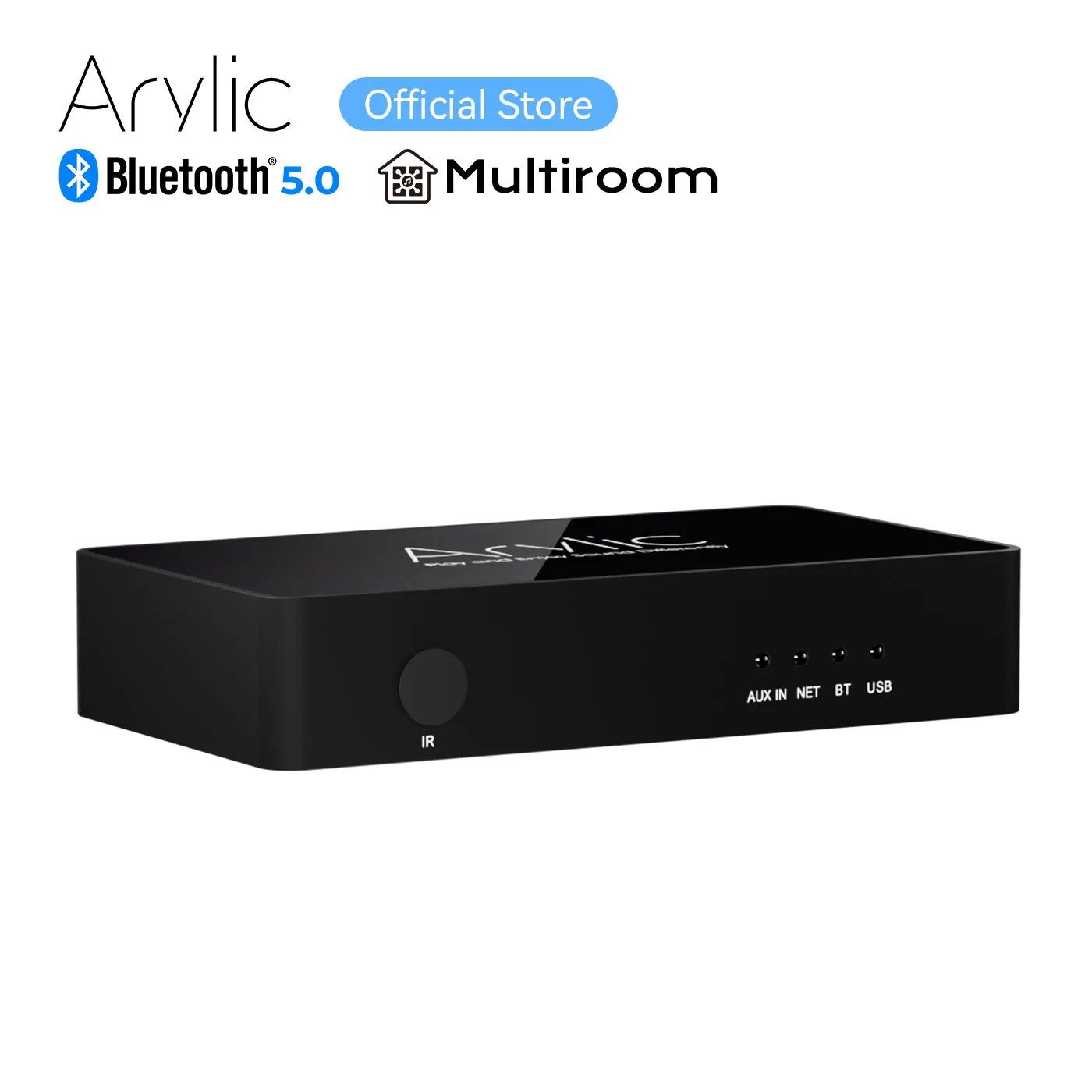 Bluetooth Adapter Bluetooth Audio Receiver Bluetooth Transceiver Adapter Audio Adapter Bluetooth Aux Adaptor Arylic S10 Wireless Music Streamer 3.5mm Jack Aux Bluetooth Audio Receiver for PC Audio Jack Adapter AUX Wireless for Multiroom