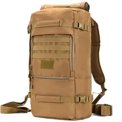 Men's Military Backpack Waterproof Nylon School Bag Camouflage Backpacks Multi-function Men Travel Bags