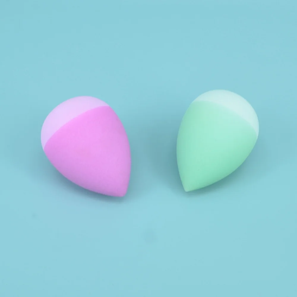 Cosmetic Puff Powder Smooth Women's Makeup Foundation Sponge Beauty Make Up Tools Silicone Infused Water Drop Blending Shape 3