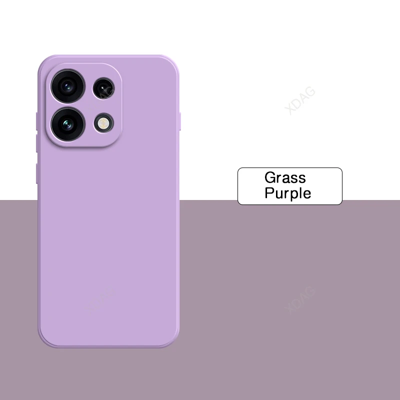 Enhanced Liquid Silicone Soft Back Cover with Internal Flocking - Stylish and Durable Phone Case