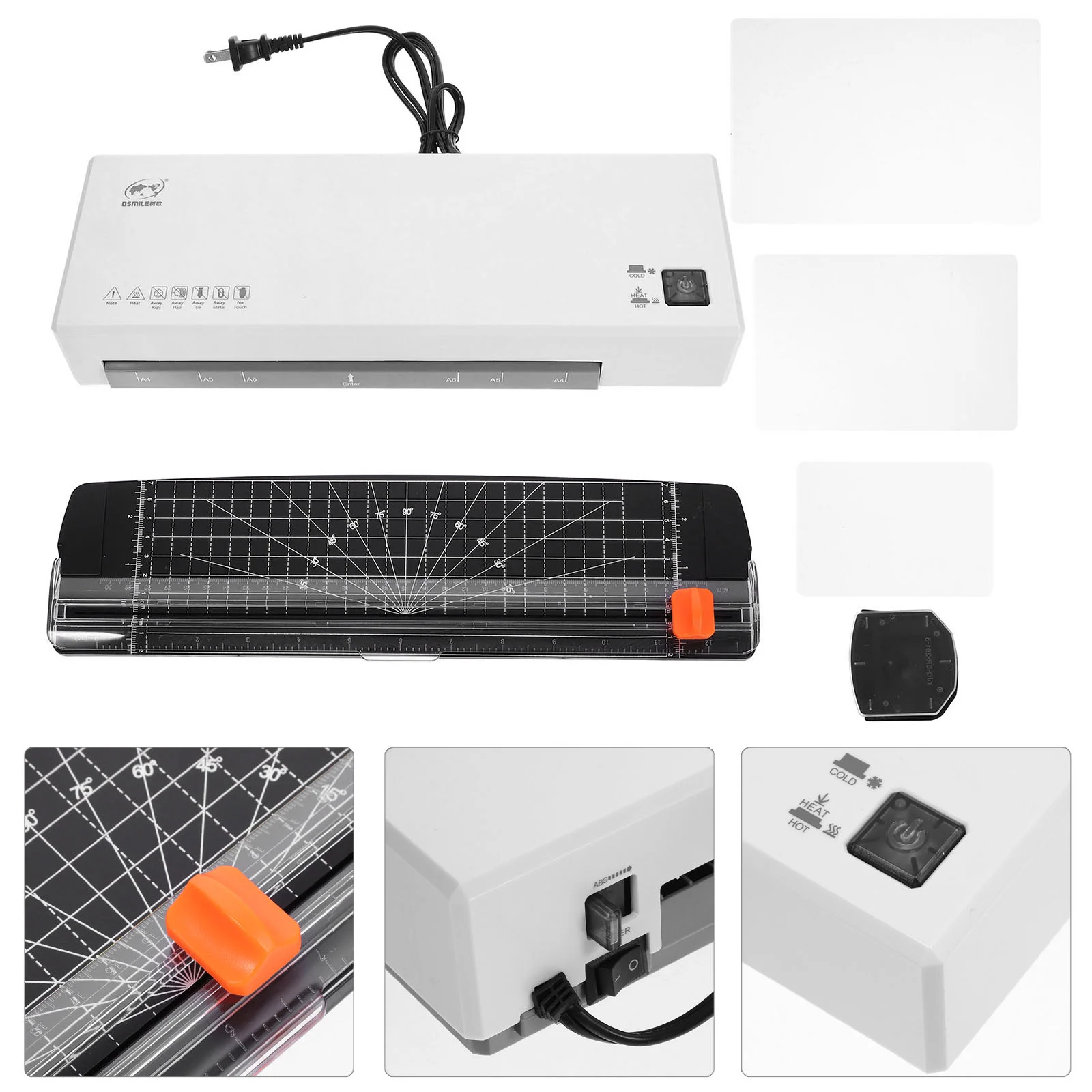 

Photo Laminating Machine Sealer Tool Three Piece Suit Laminator Portable Sealing Plastic Heat Office Desktop