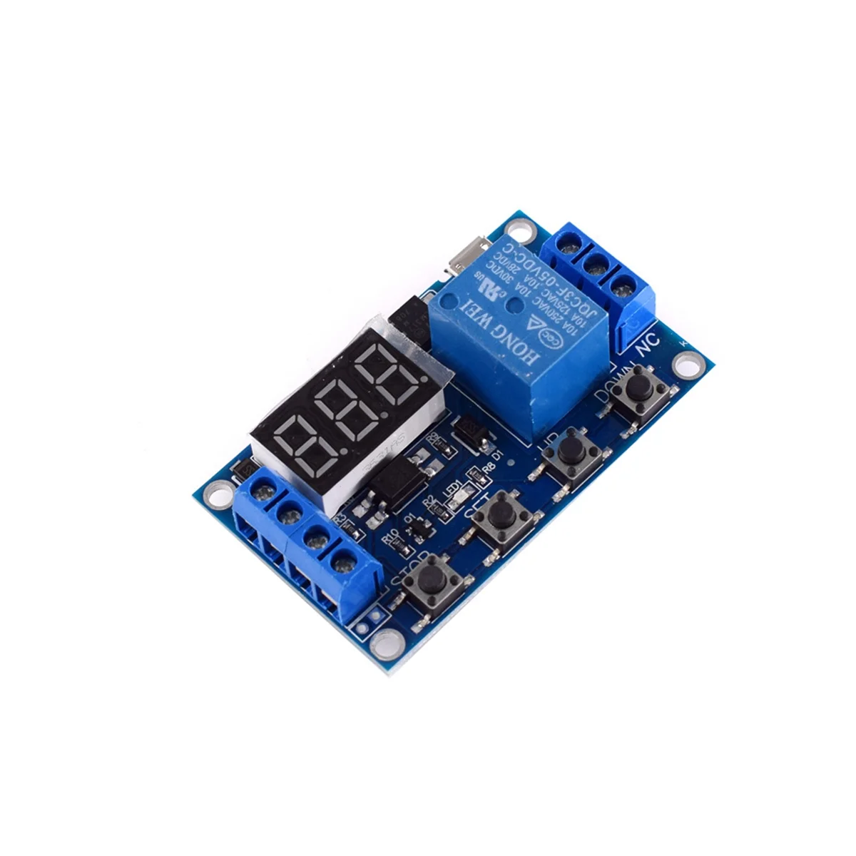 

DC 6-30V Support Micro-USB 5V LED Display Automation Cycle Delay Timer Control Off Switch Delay Time Relay 6V 9V 12V 24V