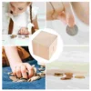 4 Pcs Wooden Piggy Bank Kids Coin Storage Box Money Container Saving Box Change Holder Childrens Piggy Bank Wooden Box For Home 2