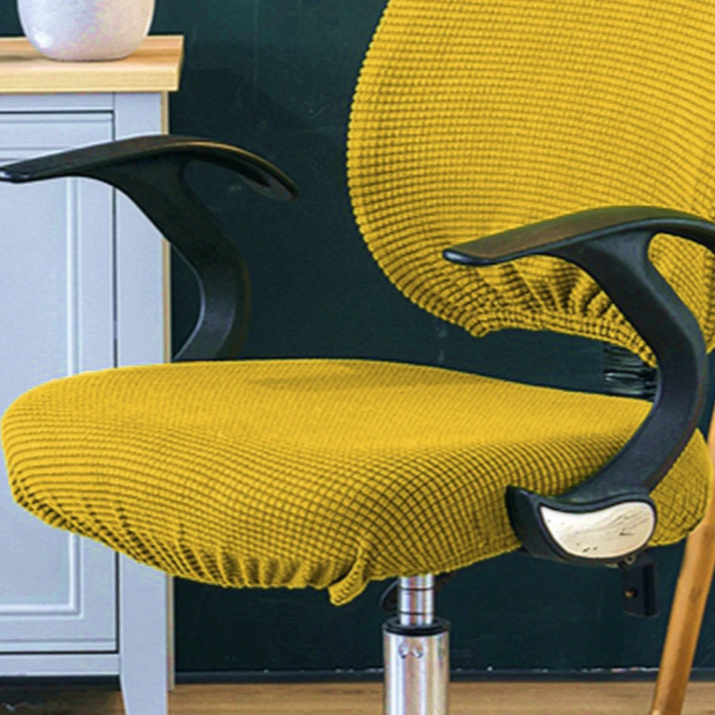 New 4 Colors Modern Spandex Computer Chair Cover 100% Polyester Elastic Fabric Office Chair Cover Easy Washable Removeable