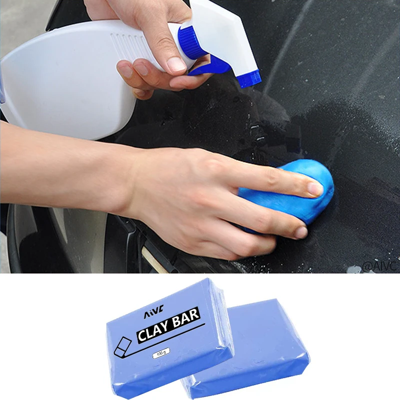 

100g Car Clay Bar Paint Cleaner Blue Clay For Auto Washing Cleaning Sludge Mud Stain Remover Tools Car Detailing Accessories