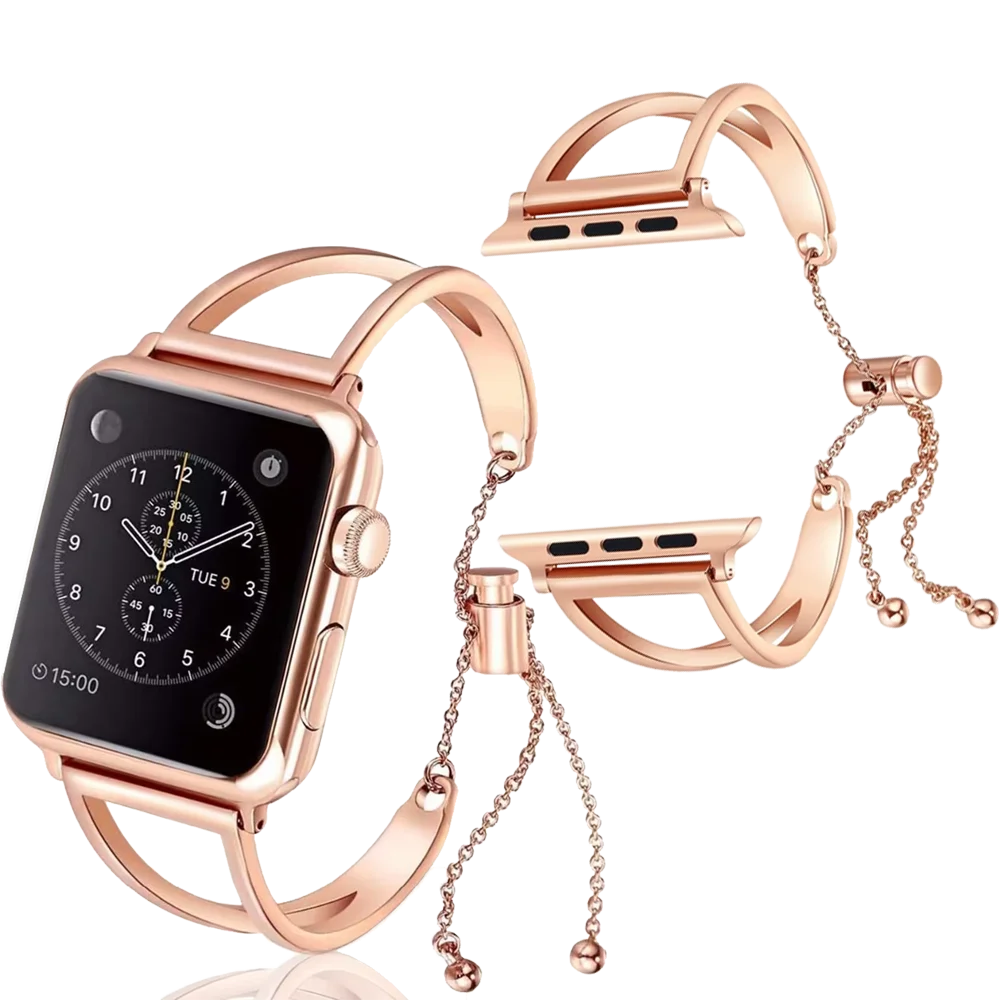 Elegant Stainless Steel Chain-Design Strap