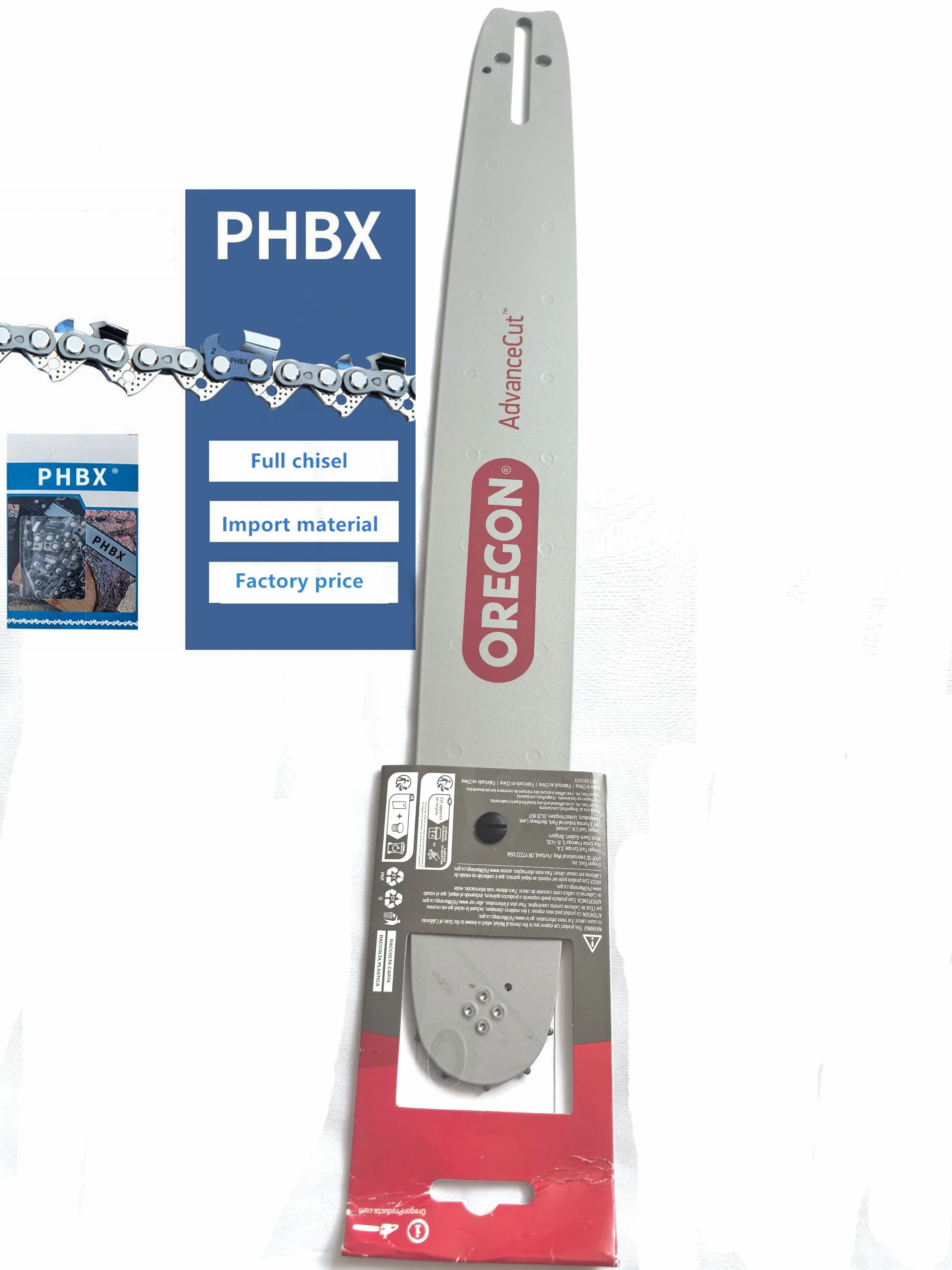 Husqvarna、oregon bar、フルチゼル、phbx、55、455、raner、460