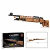 1028PCS Kar98K Building Block Model Can Shoot Heavy Sniper Rifle Assemble Bricks WW2 Weapons Series Kids Wargame Toys Idea Gifts 6