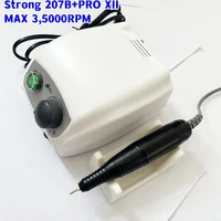 65W STRONG 207B Manicure Machine control box 35000rpm Handpiece Nail polishing nail pedicure Nail Art drill Manicure Machine set 2