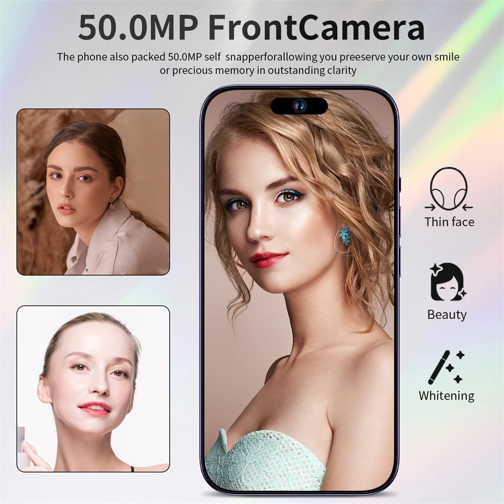 2022  I14  ƽ Ʈ HD ũ Ʈ, 4G 5G  SIM ޴ 7.3 ġ 50 + 108MP 6000mAh ޴