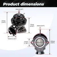 MUGE Universal 25psi Turbo Blow Off Valve Kit - Type-RS - Image 2