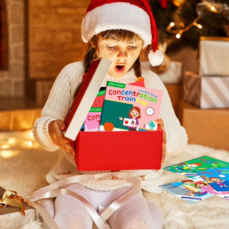 Children's Reusable Cartoon Sticker Book: Fun and Educational Gift
