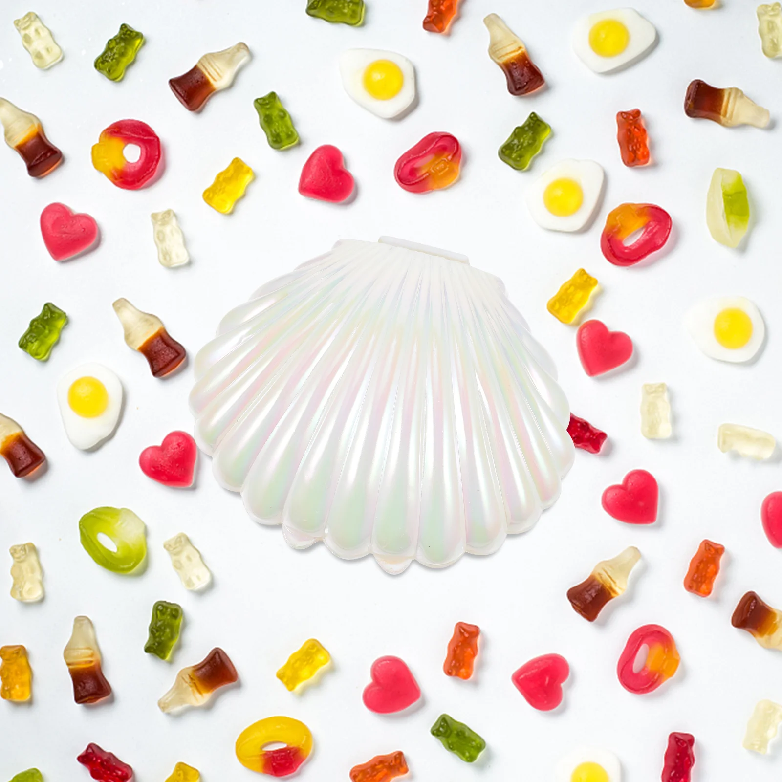 

Контейнер для конфет Sea Shells, пластиковая коробка для шоколада, креативный держатель для ювелирных изделий