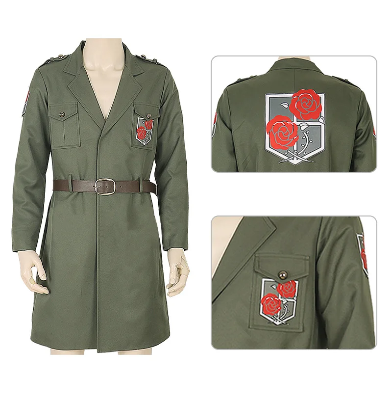 Attack on Titan Marleyan Officer Survey Corps Cosplay Costume Set