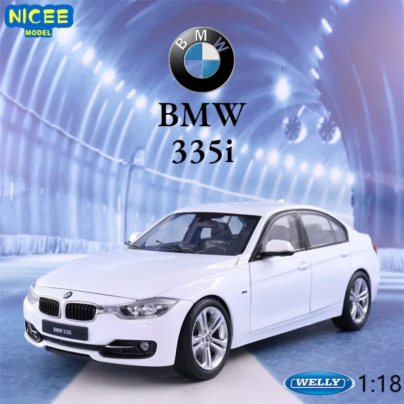 

WELLY 1:18 BMW 335i масштаб автомобиль высокой имитации металлический автомобиль Классическая литая модель из сплава игрушечные автомобили для детей Подарки B560
