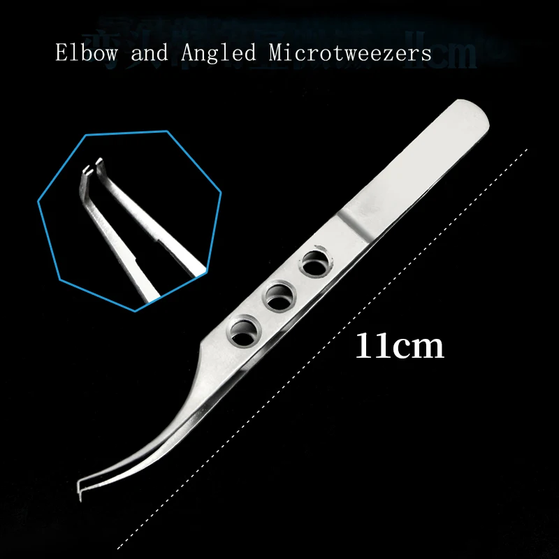 Double Fold Eyelid Tools Stainless Steel Tweezers Beauty