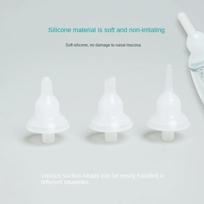 Rechargeable Baby Nose Cleaner Silicone Adjustable Suction Electric Child Nasal Aspirator Health Convenient Smooth Cleaning
