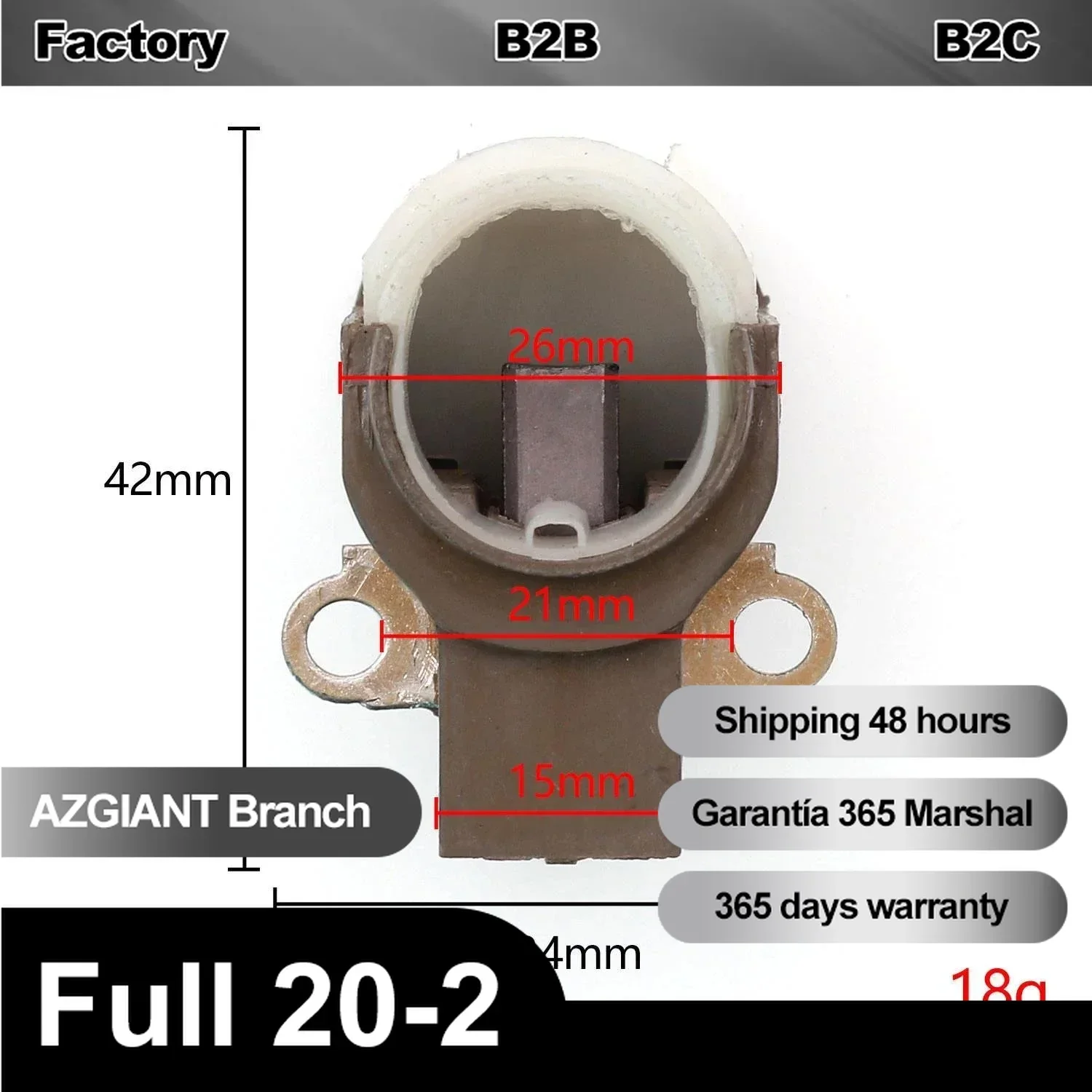 Generator Carbon Brushes Holder for Lexus RX350 RX330 RC350 IS250 GS350 GS300 Alternators Brush Rebuild