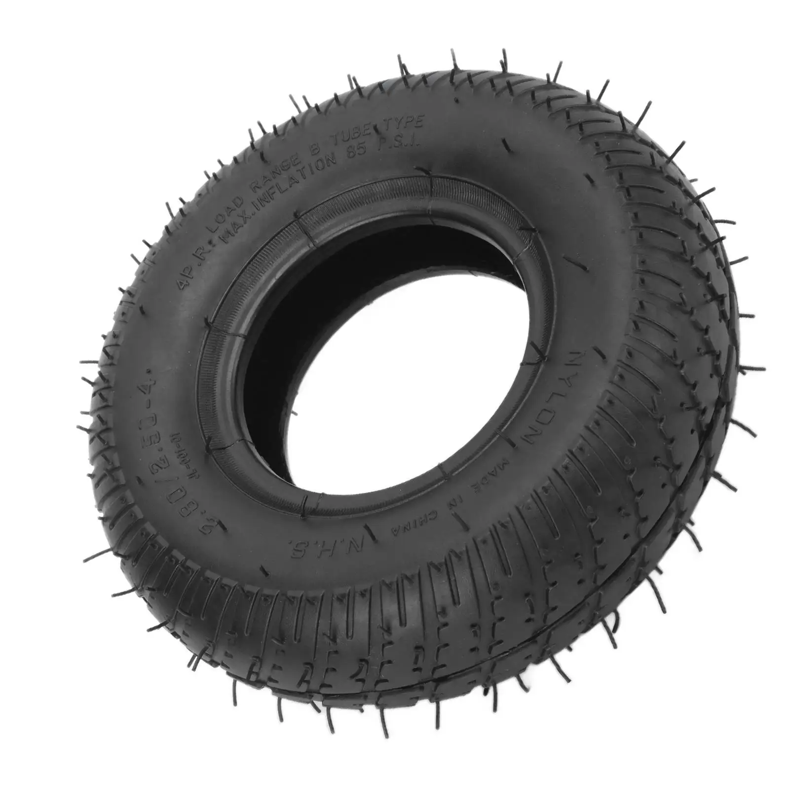 Pneumatic Tire Compatible Scooter Tire for 4in /10.16cm Rim