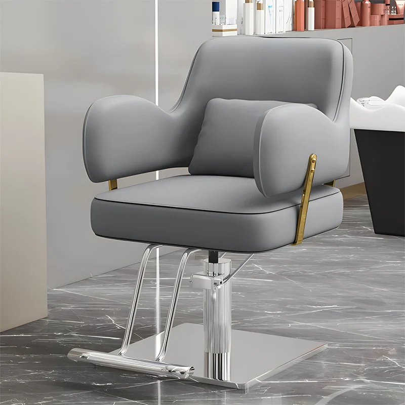 

Armchairs Barber Chair Hair Salon Folded Down Cutting Hair Dyeing Shaving Lifting Tabouret Coiffeuse Salon Equipment Furniture