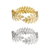 Retro Greek Roman Open Ended Leaf Bracelet Armband Upper Arm Cuff Armlet Festival Bridal Dance Jewelry 1