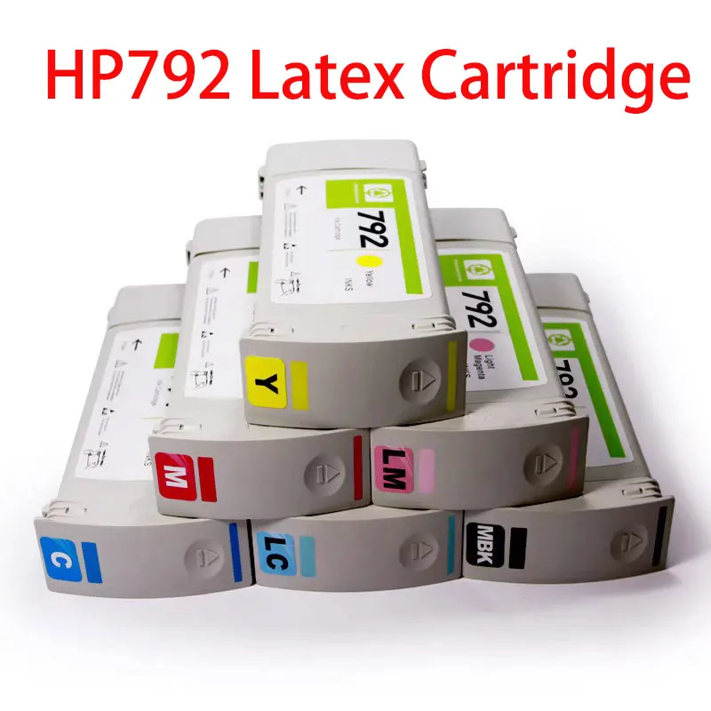 

792 Latex Ink cartridge For HP 792 For HP792 DesignJet L26100 L26500 L28500 Latex 210 260 280 printer