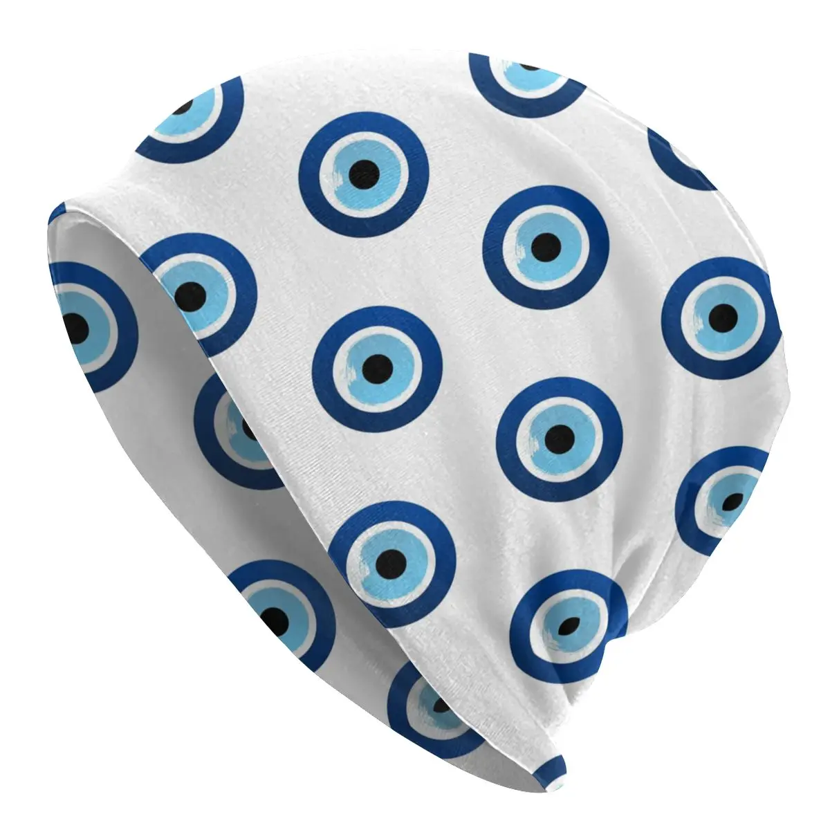 

Greek Evil Eye Hamsa Hip Hop Winter Warm Women Men Knit Hats Adult Skullies Beanies Caps Nazar Amulet Boho Charm Bonnet Hats