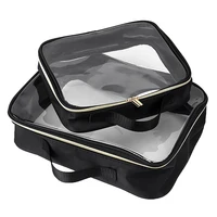 Portable Travel Wash Bag Female Transparent Waterproof Makeup Storage Pouch Large Capacity Cosmetic Organizer Beauty Women Case 1