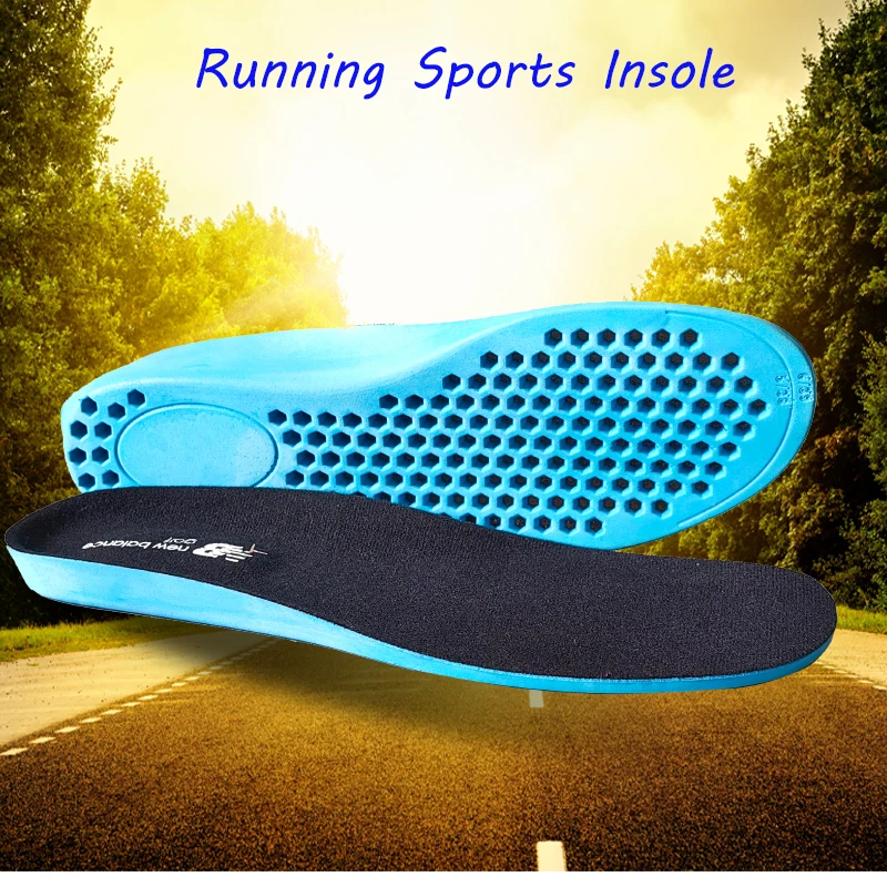 

PU Sport Memory Cushioning Insole Sport Breathable Absorbent Insoles for Men and Women Shoes Slow Rebound Deodorization
