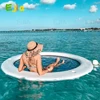 Stock 8FT-2.5m Inflatable Water Hammock Floating Dock Inflatable Raft For Family & Friends, Float Ring for Party Multiple People 3