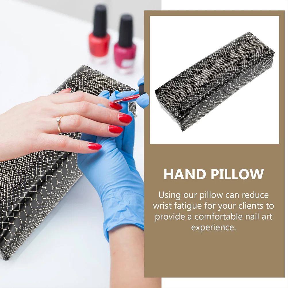 Premium Pu Nail Hand Rest Practical Manicure Arm Pillow Nail Rest Cushion Bolster For Use Long Lasting Hand Rests